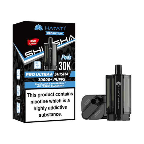 Hayati Pro Ultra+30K Shisha Replacement Pods - (Pack of 5) - Washington Vapes Wholesale