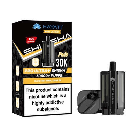 Hayati Pro Ultra+30K Shisha Replacement Pods - (Pack of 5) - Washington Vapes Wholesale