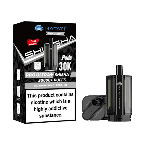 Hayati Pro Ultra+30K Shisha Replacement Pods - (Pack of 5) - Washington Vapes Wholesale