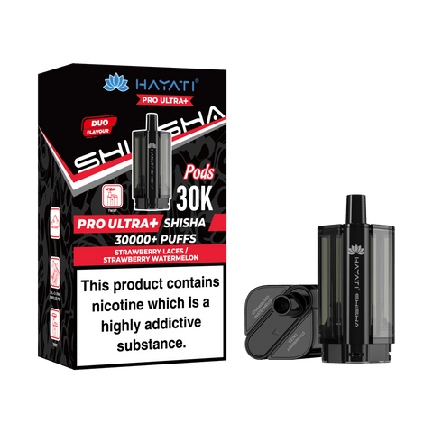 Hayati Pro Ultra+30K Shisha Replacement Pods - (Pack of 5) - Washington Vapes Wholesale