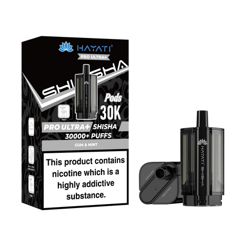 Hayati Pro Ultra+30K Shisha Replacement Pods - (Pack of 5) - Washington Vapes Wholesale
