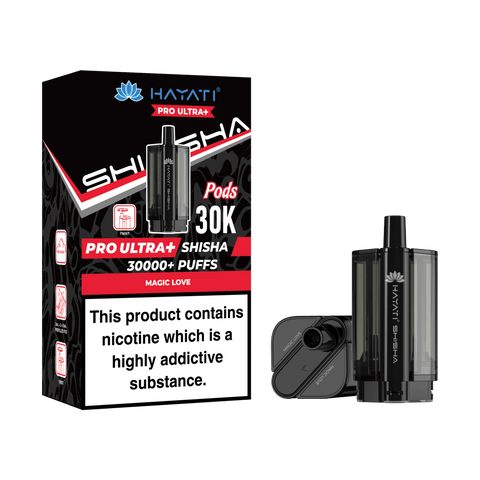 Hayati Pro Ultra+30K Shisha Replacement Pods - (Pack of 5) - Washington Vapes Wholesale