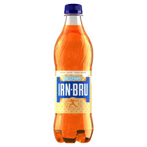 IRN-BRU ZERO Sugar Ice Cream 500ml PM £1.29 - Pack of 12 - Washington Vapes Wholesale