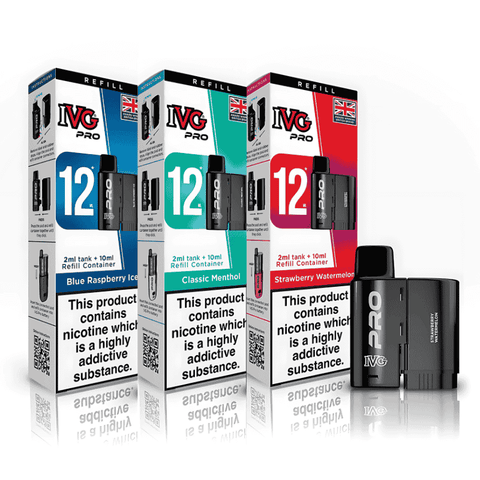 IVG 12 PRO Replacement Pods - (Pack of 5) - Washington Vapes Wholesale
