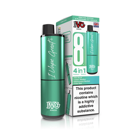 IVG 2400 Rechargeable Vape Kit - (Box Of 5) - Washington Vapes Wholesale