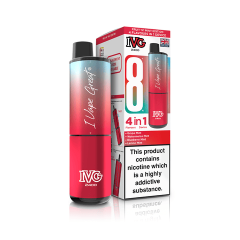 IVG 2400 Rechargeable Vape Kit - (Box Of 5) - Washington Vapes Wholesale