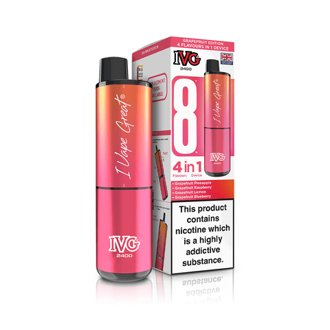 IVG 2400 Rechargeable Vape Kit - (Box Of 5) - Washington Vapes Wholesale