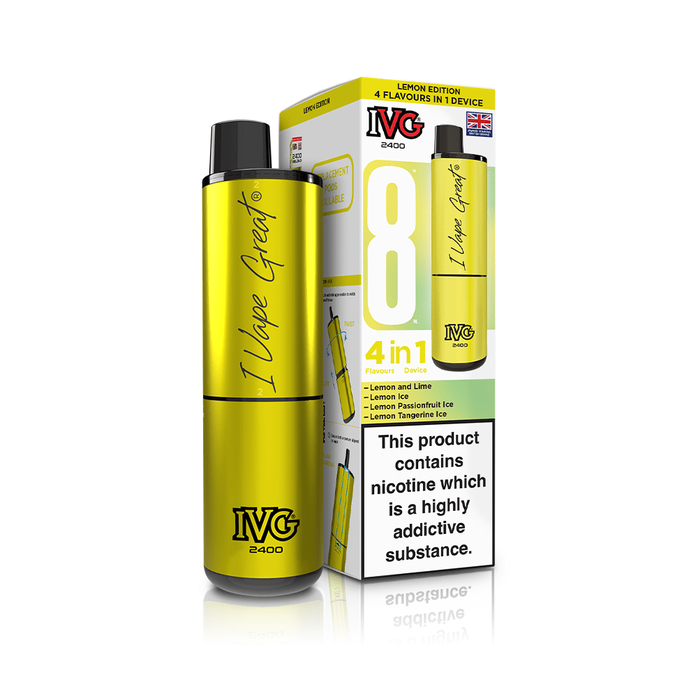 IVG 2400 Rechargeable Vape Pod - 22.99+ Washington Vapes Wholesale IVG 2400 Rechargeable Vape Pod - 22.99+ Washington Vapes Wholesale