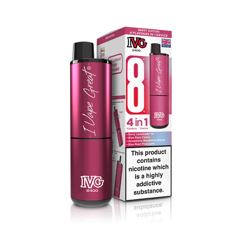 IVG 2400 Rechargeable Vape Kit - (Box Of 5) - Washington Vapes Wholesale