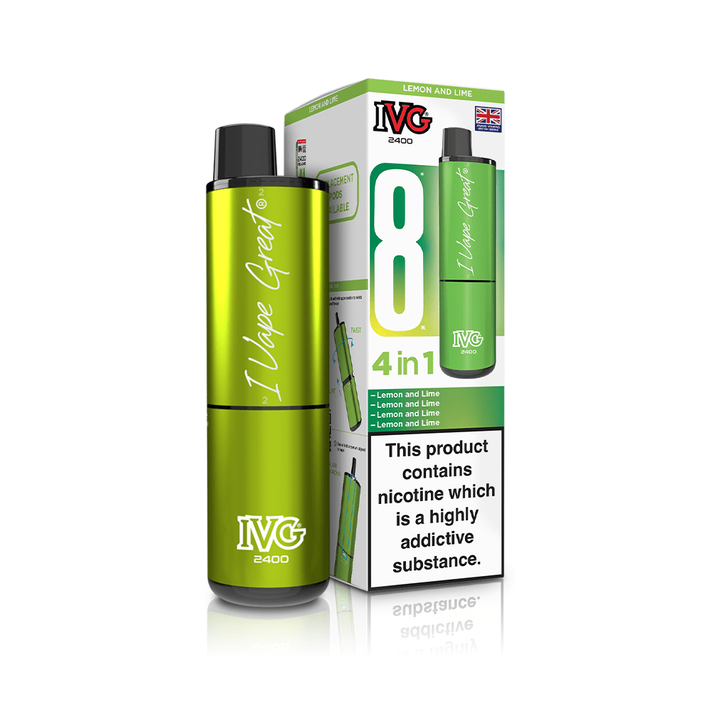 ivg 2400 box of 5 IVG 2400 Prefilled Pod Kit | 4 Flavours in 1