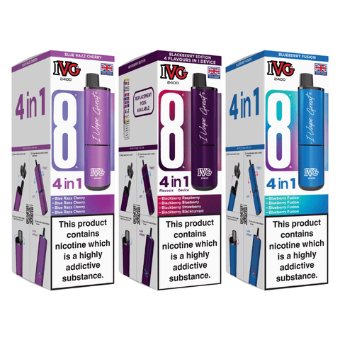 IVG 2400 Rechargeable Vape Kit - (Box Of 5) - Washington Vapes Wholesale
