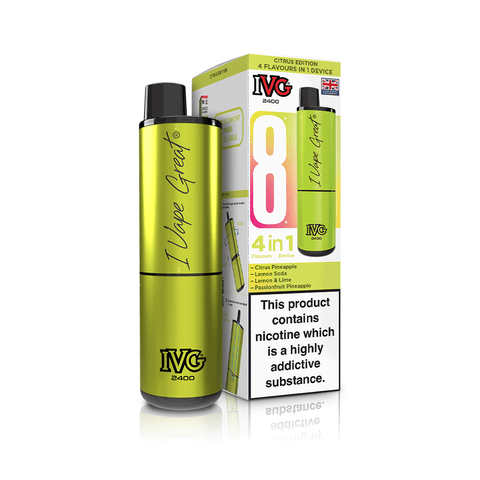 IVG 2400 Rechargeable Vape Kit - (Box Of 5) - Washington Vapes Wholesale