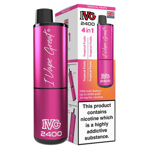 IVG 2400 Rechargeable Vape Kit - (Box Of 5) - Washington Vapes Wholesale