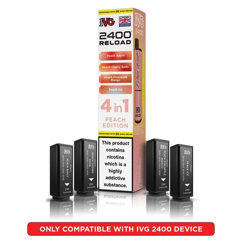 IVG 2400 Reload Prefilled Pods 4 in 1 Edition - (Pack of 5) - Washington Vapes Wholesale