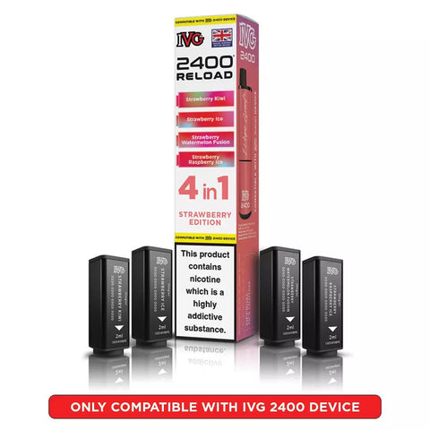 IVG 2400 Reload Prefilled Pods 4 in 1 Edition - (Pack of 5) - Washington Vapes Wholesale