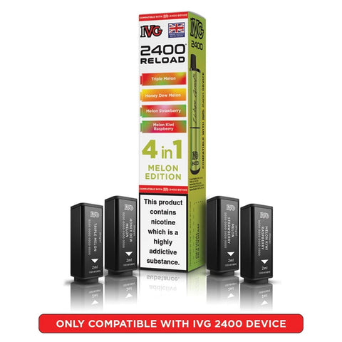 IVG 2400 Reload Prefilled Pods 4 in 1 Edition - (Pack of 5) - Washington Vapes Wholesale