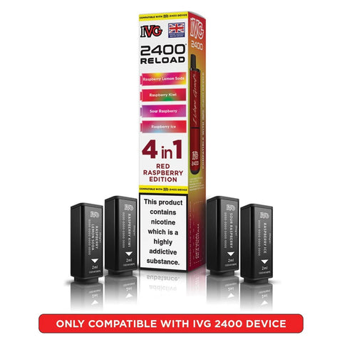 IVG 2400 Reload Prefilled Pods 4 in 1 Edition - (Pack of 5) - Washington Vapes Wholesale