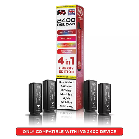 IVG 2400 Reload Prefilled Pods 4 in 1 Edition - (Pack of 5) - Washington Vapes Wholesale