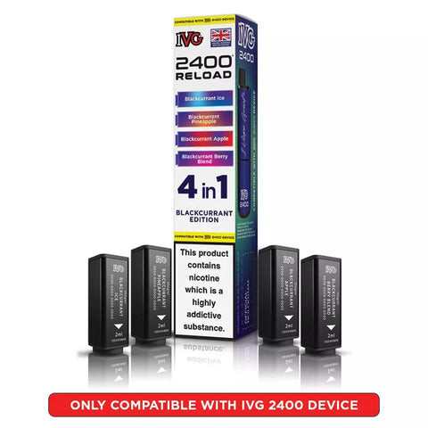 IVG 2400 Reload Prefilled Pods 4 in 1 Edition - (Pack of 5) - Washington Vapes Wholesale