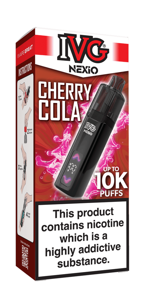 IVG Nexio 10K Rechargeable Vape Kit - (Pack of 5) - Washington Vapes Wholesale