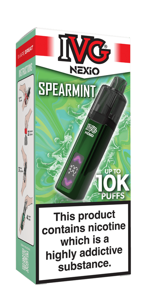 IVG Nexio 10K Rechargeable Vape Kit - (Pack of 5) - Washington Vapes Wholesale