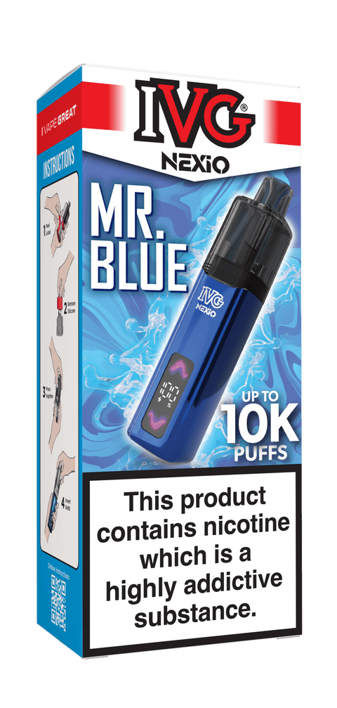 IVG Nexio 10K Rechargeable Vape Kit - (Pack of 5) - Washington Vapes Wholesale