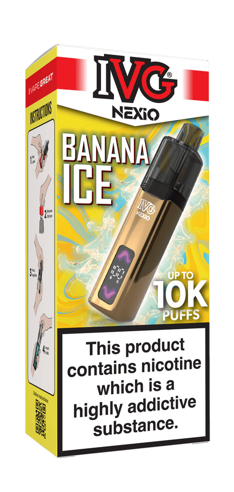 IVG Nexio 10K Rechargeable Vape Kit - (Pack of 5) - Washington Vapes Wholesale