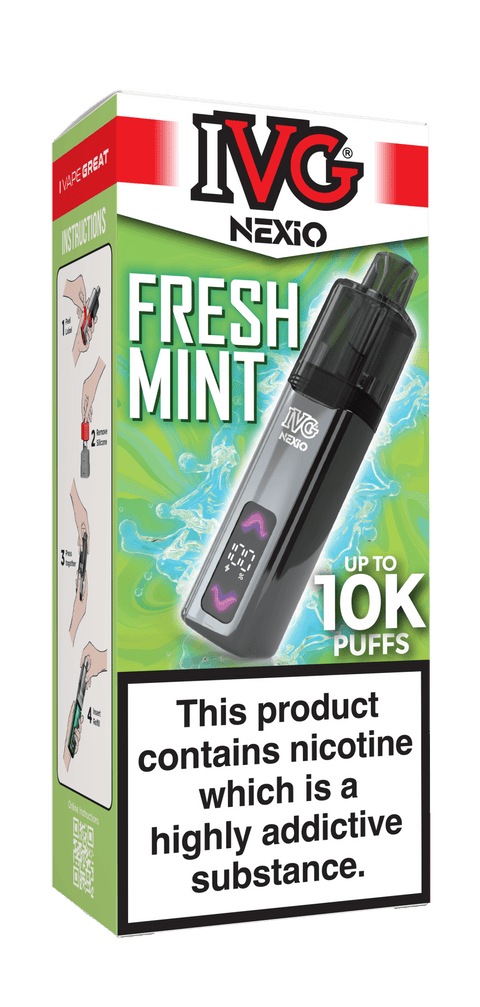 IVG Nexio 10K Rechargeable Vape Kit - (Pack of 5) - Washington Vapes Wholesale