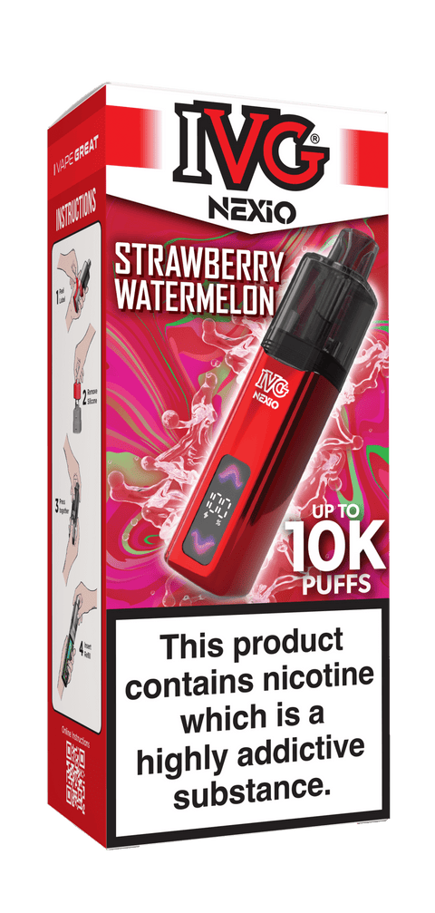 IVG Nexio 10K Rechargeable Vape Kit - (Pack of 5) - Washington Vapes Wholesale