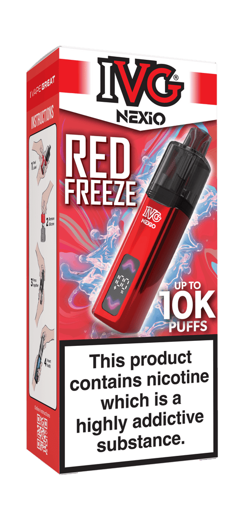 IVG Nexio 10K Rechargeable Vape Kit - (Pack of 5) - Washington Vapes Wholesale