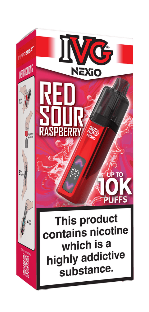 IVG Nexio 10K Rechargeable Vape Kit - (Pack of 5) - Washington Vapes Wholesale