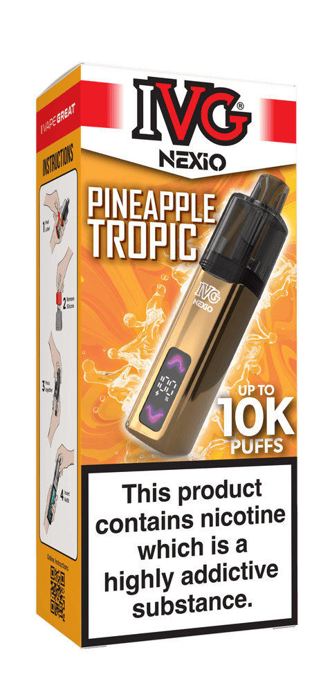 IVG Nexio 10K Rechargeable Vape Kit - (Pack of 5) - Washington Vapes Wholesale