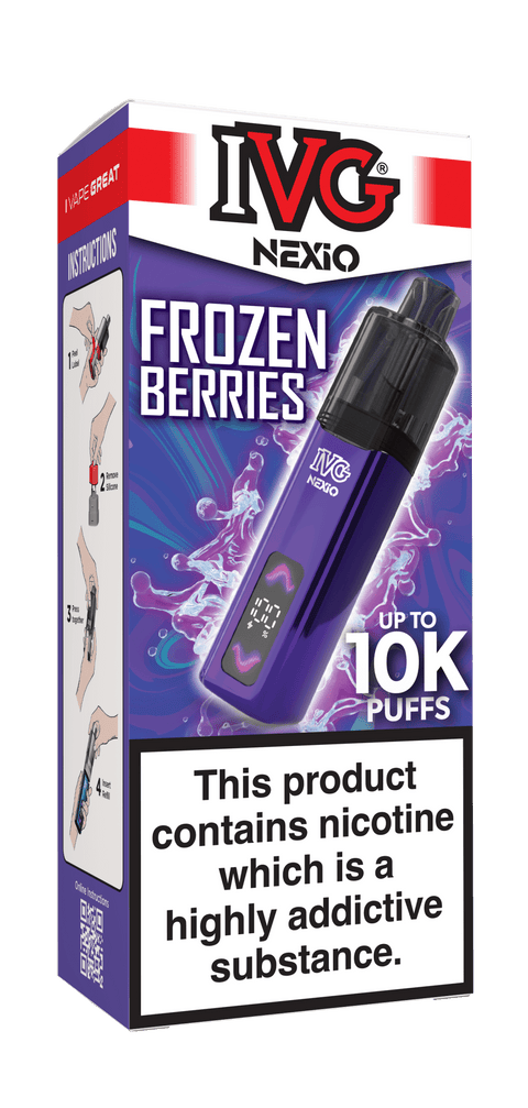 IVG Nexio 10K Rechargeable Vape Kit - (Pack of 5) - Washington Vapes Wholesale