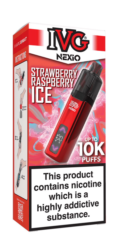 IVG Nexio 10K Rechargeable Vape Kit - (Pack of 5) - Washington Vapes Wholesale