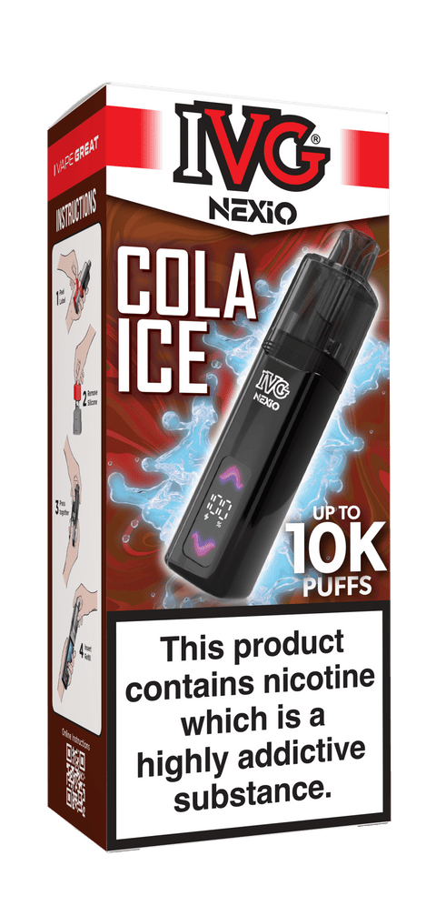 IVG Nexio 10K Rechargeable Vape Kit - (Pack of 5) - Washington Vapes Wholesale