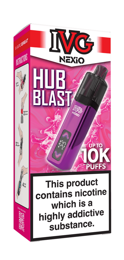 IVG Nexio 10K Rechargeable Vape Kit - (Pack of 5) - Washington Vapes Wholesale