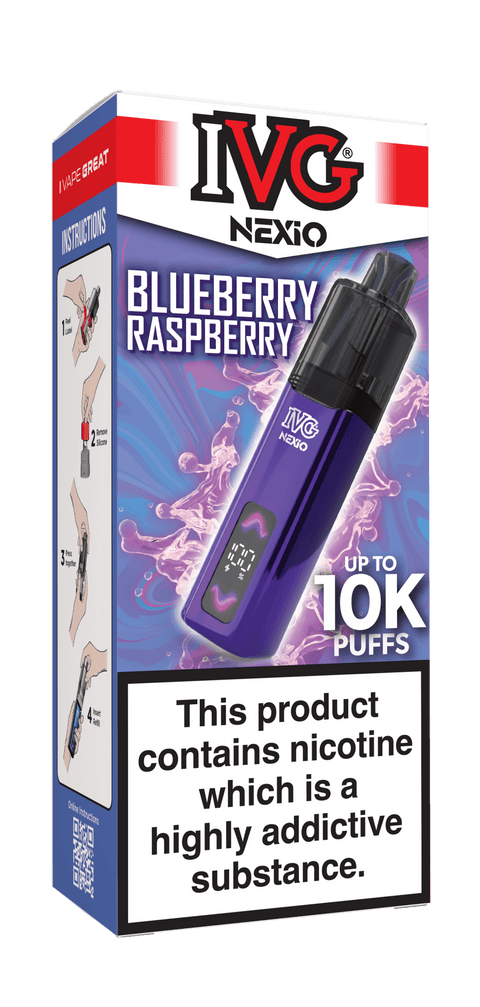 IVG Nexio 10K Rechargeable Vape Kit - (Pack of 5) - Washington Vapes Wholesale