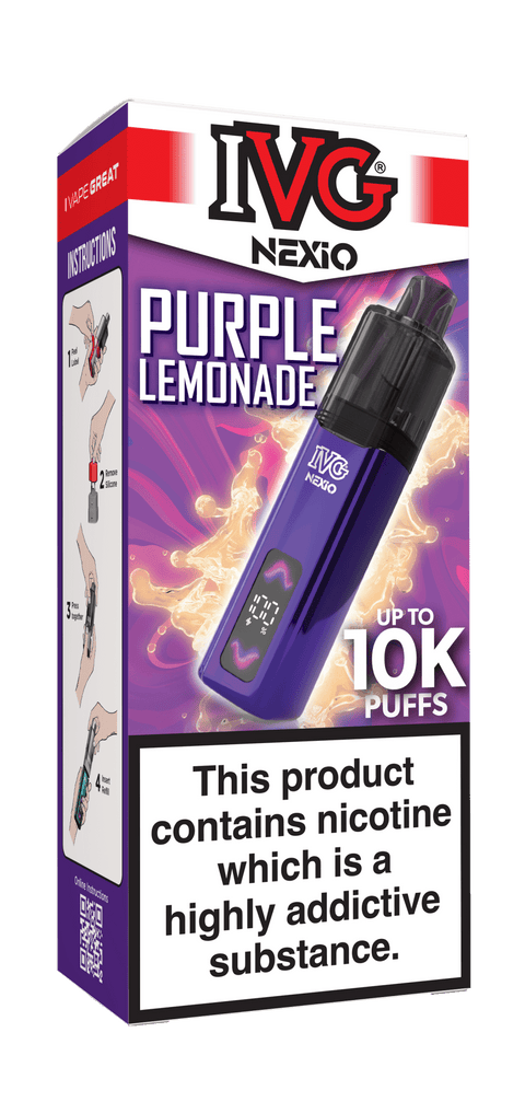 IVG Nexio 10K Rechargeable Vape Kit - (Pack of 5) - Washington Vapes Wholesale