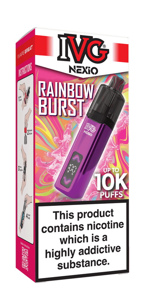 IVG Nexio 10K Rechargeable Vape Kit - (Pack of 5) - Washington Vapes Wholesale