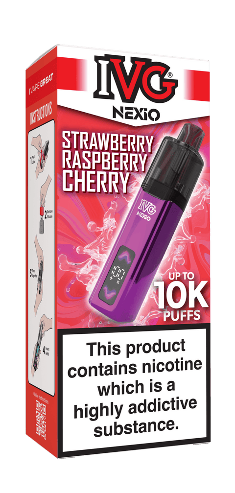 IVG Nexio 10K Rechargeable Vape Kit - (Pack of 5) - Washington Vapes Wholesale