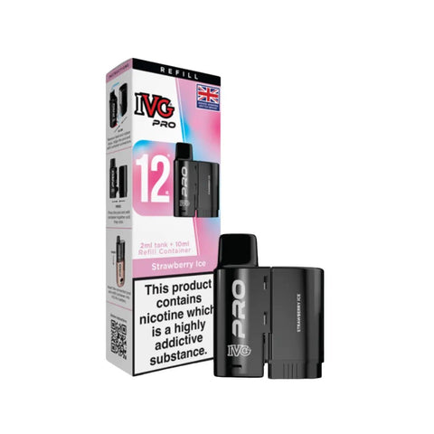 IVG PRO 12 Replacement Pods 10MG - (Pack of 5) - Washington Vapes Wholesale