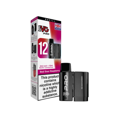 IVG PRO 12 Replacement Pods 10MG - (Pack of 5) - Washington Vapes Wholesale