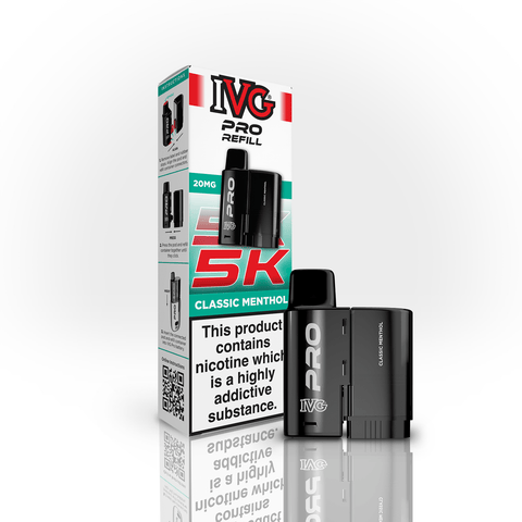 IVG PRO 5K Replacement Pods 20MG - (Pack of 5) - Washington Vapes Wholesale