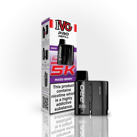 IVG PRO 5K Replacement Pods 20MG - (Pack of 5) - Washington Vapes Wholesale