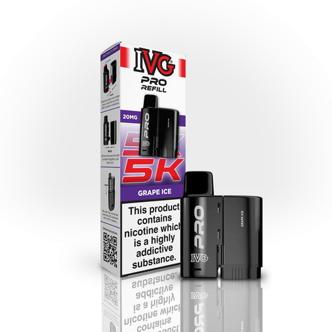 IVG PRO 5K Replacement Pods 20MG - (Pack of 5) - Washington Vapes Wholesale
