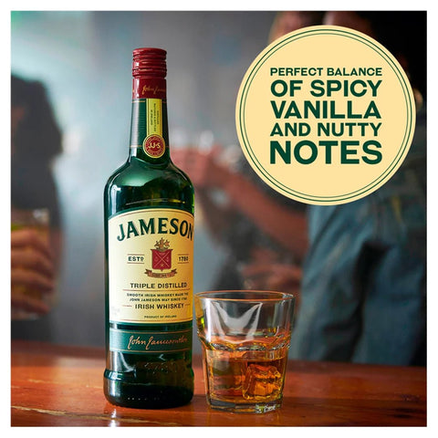 Jameson Triple Distilled Irish Whiskey – 1 Litre (6 Pack) - Washington Vapes Wholesale