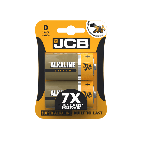JCB D Size Super Alkaline 2pk - (Pack of 10) - Washington Vapes Wholesale