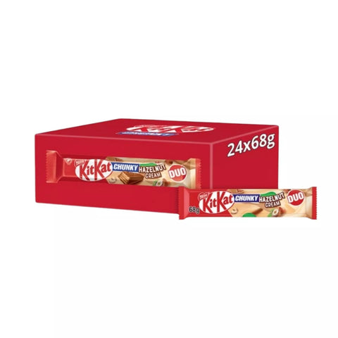 Kit Kat Chunky Hazelnut Cream Duo 68g - (Pack of 24) - Washington Vapes Wholesale