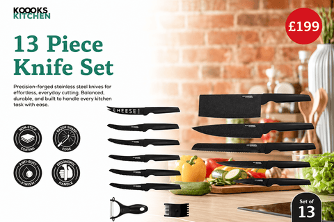 Kooks Kitchen 13 Piece Knife Set - Washington Vapes Wholesale