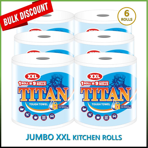 KT Titan Kitchen Rolls 1x6 - (Pallet of 25) - Washington Vapes Wholesale